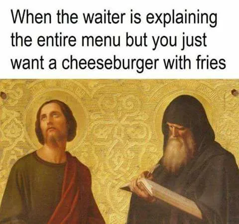 menu meme