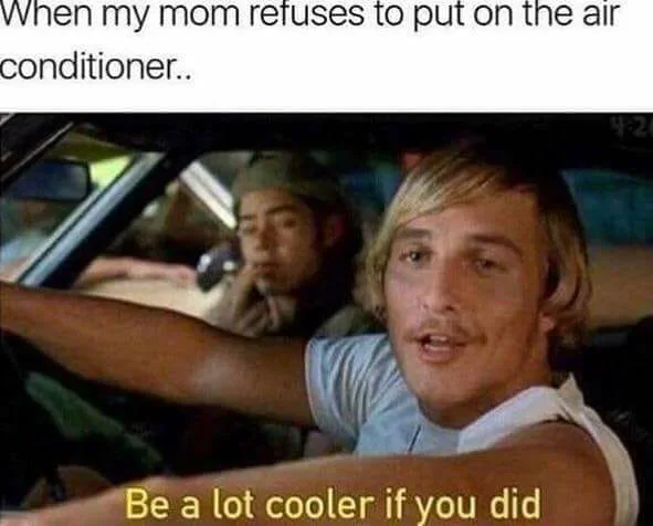 air-conditioner meme