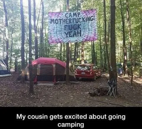 camping meme