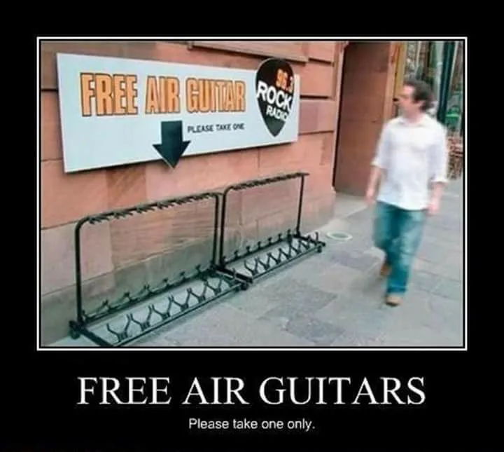 air guitar meme