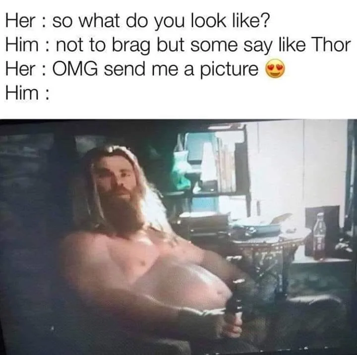 self-presentation meme