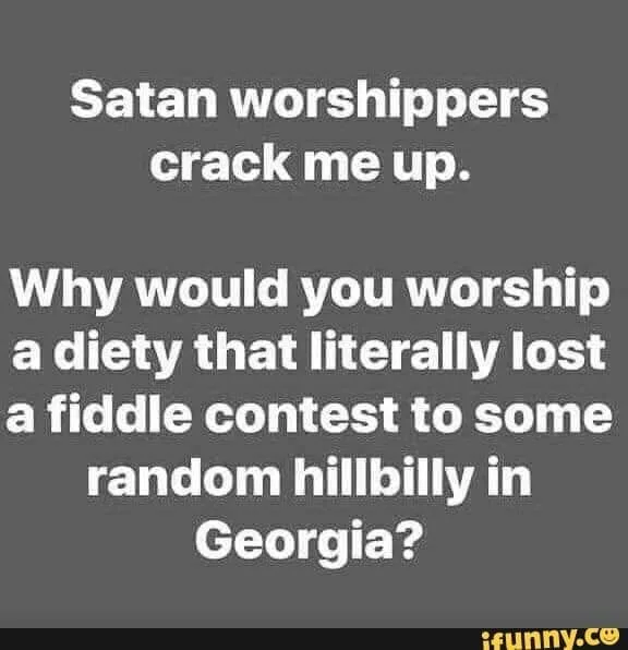 satanism meme