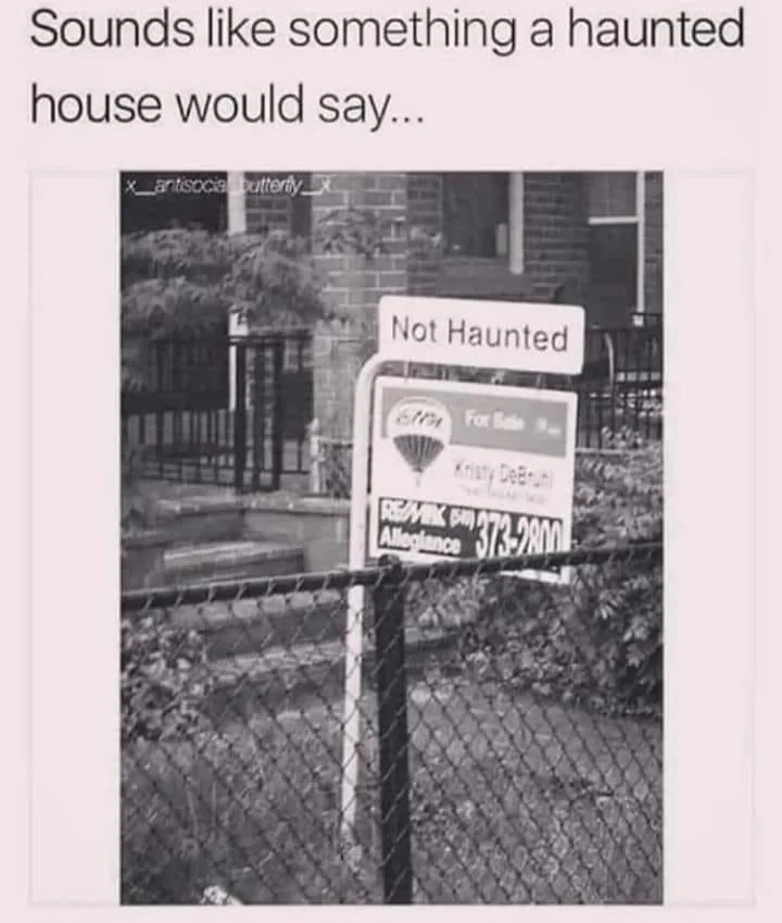 haunted house meme