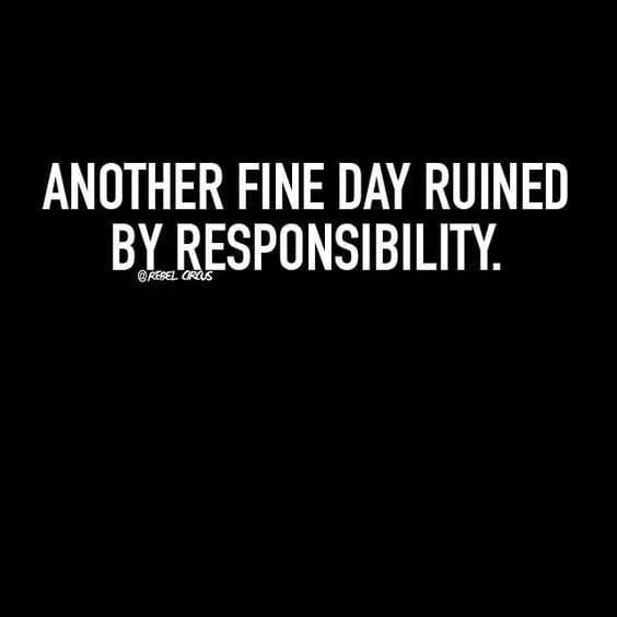 responsibility meme