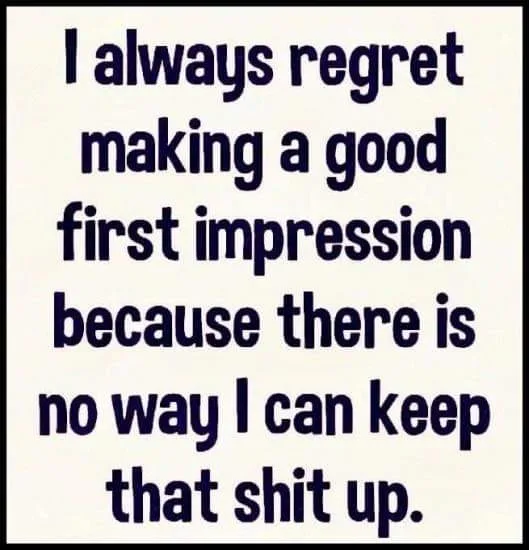 first impression meme