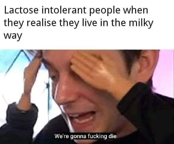 Milky Way galaxy meme