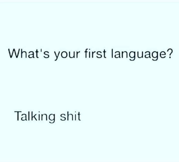 talking shit meme