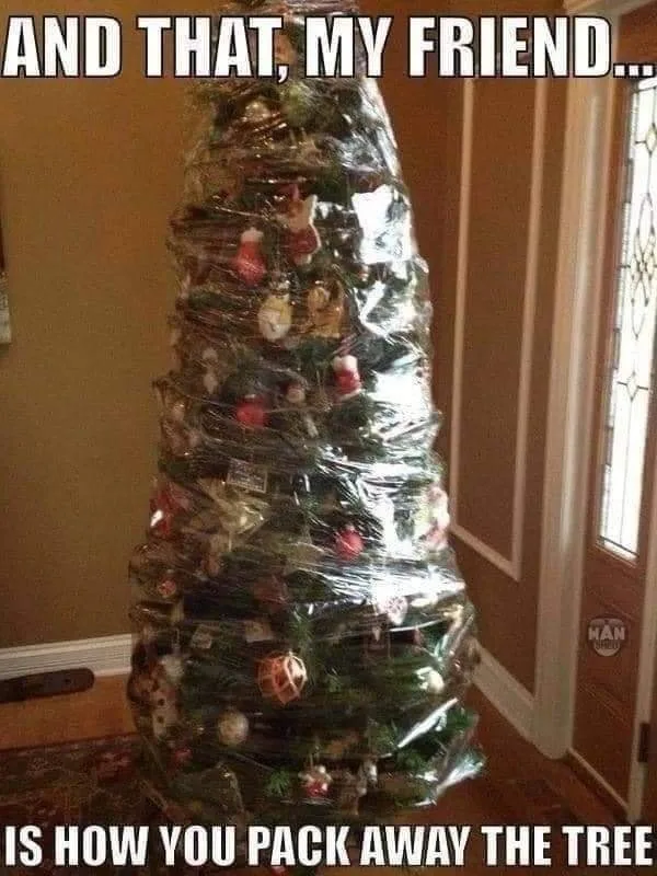 Christmas tree meme