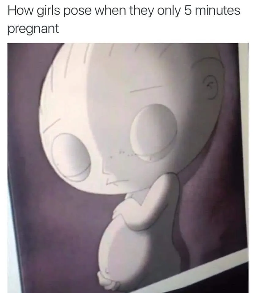 pregnancy test meme