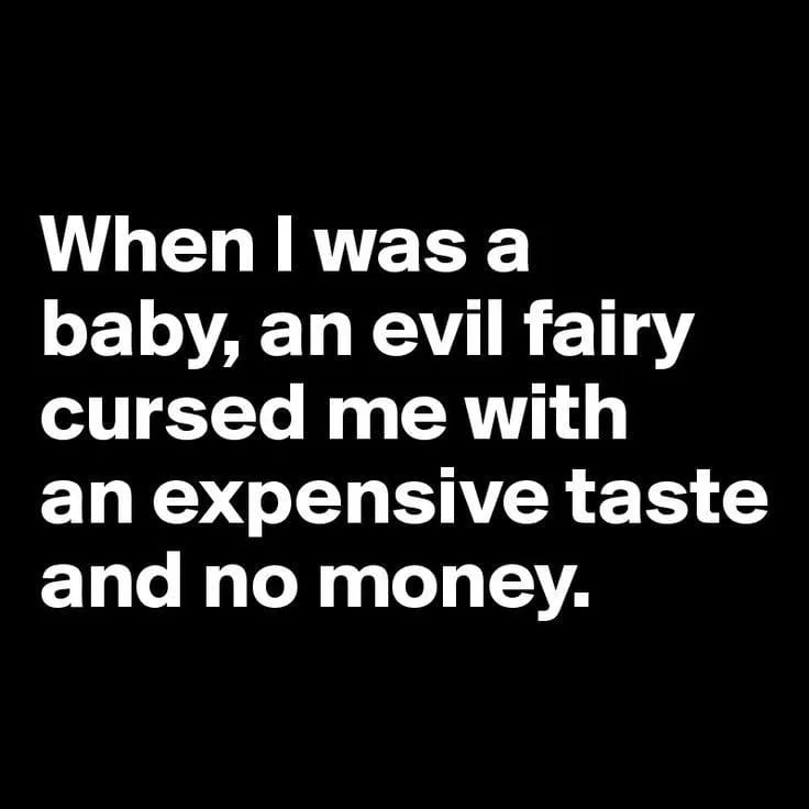 being broke meme