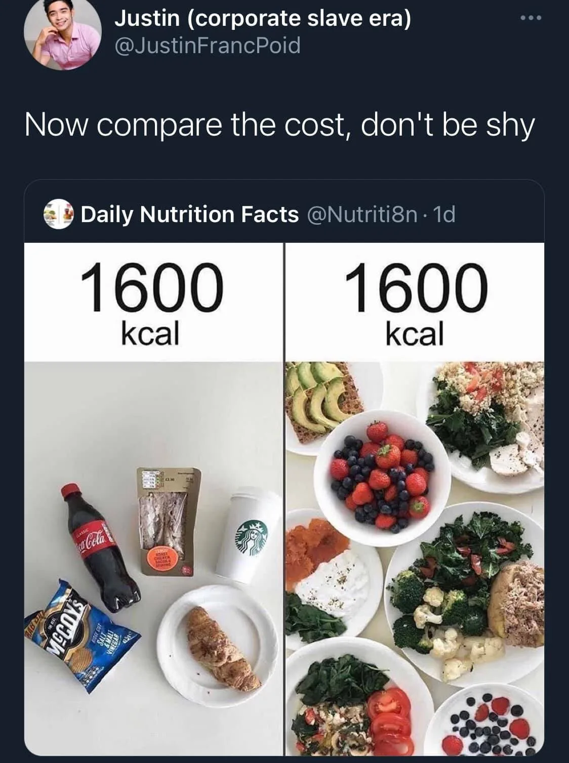 healthy eating meme