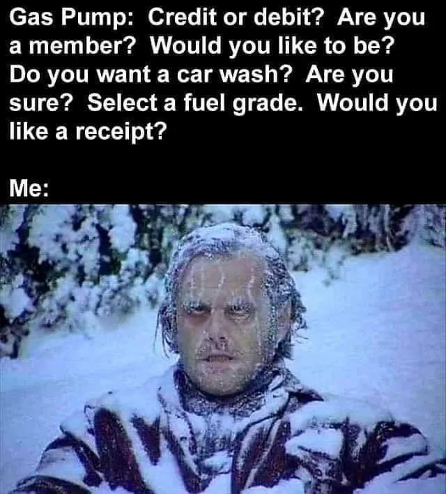 gas station meme