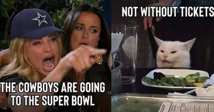 Super Bowl Sunday meme