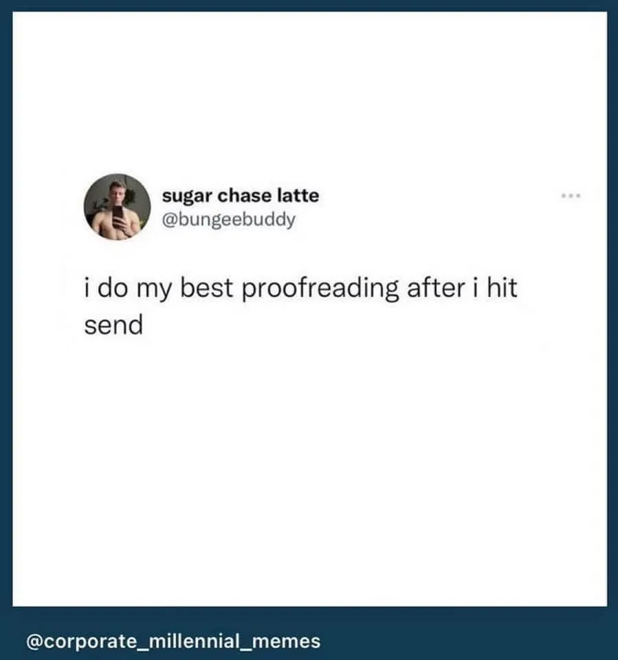 proofreading meme