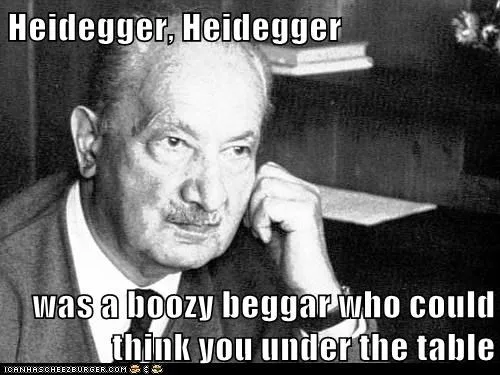 Martin Heidegger meme