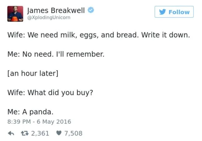 shopping list meme