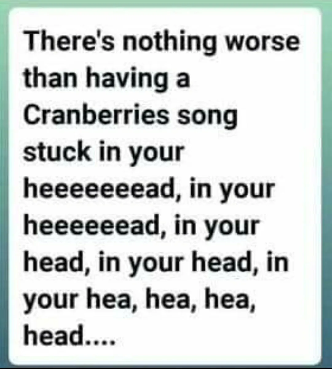 Cranberries meme