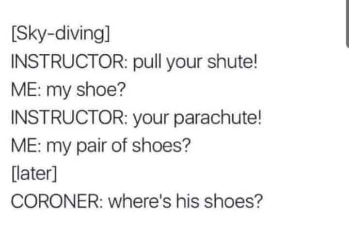 skydiving meme