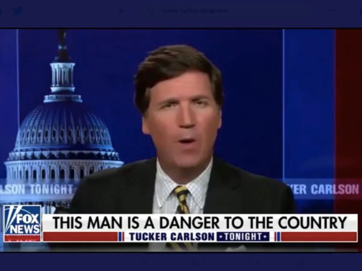 Tucker Carlson meme