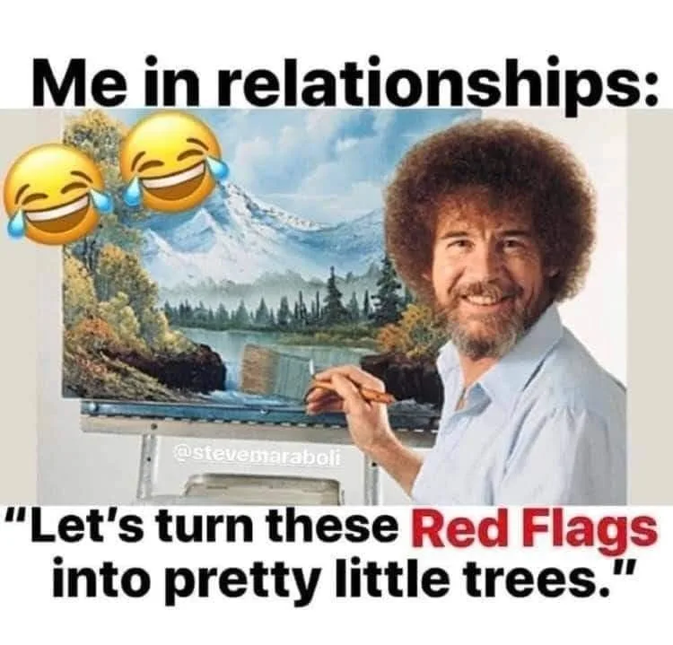 red flag meme
