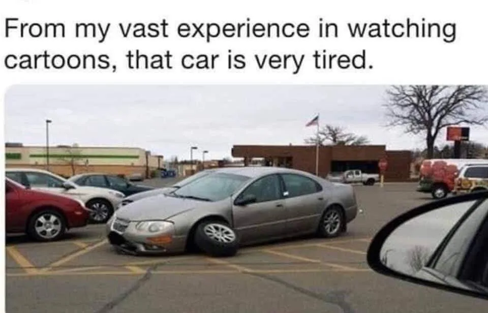 flat tire meme