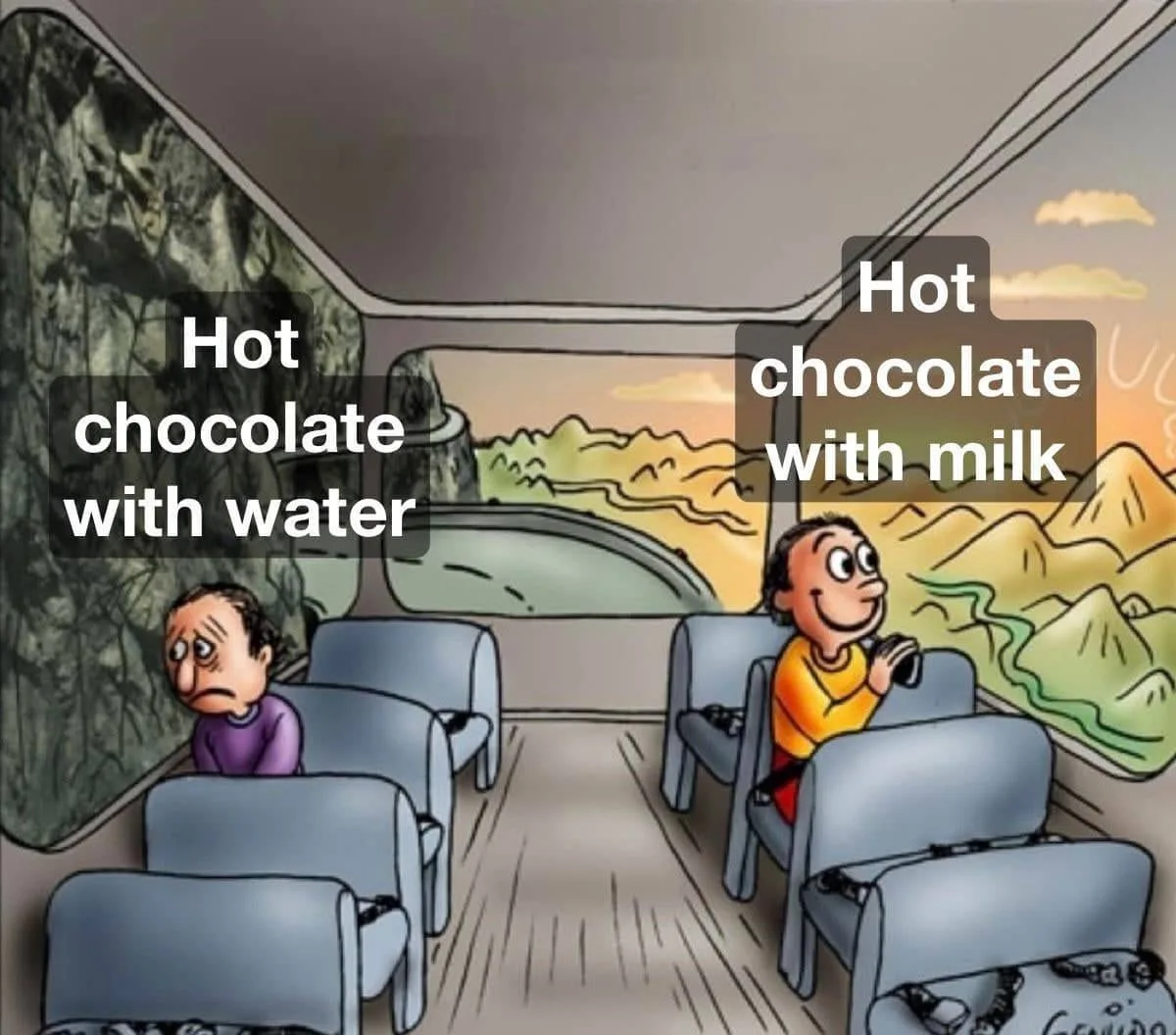 hot chocolate meme