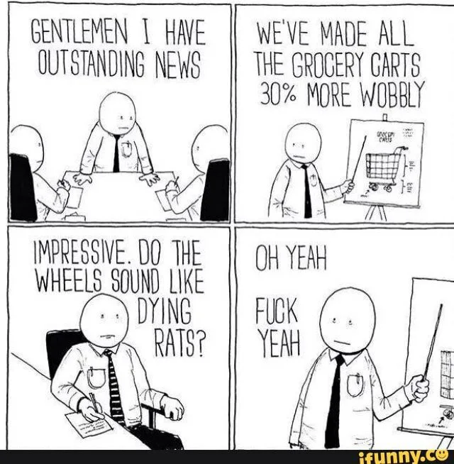 shopping cart meme