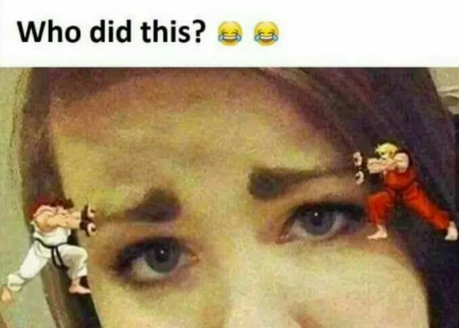 eyebrow meme
