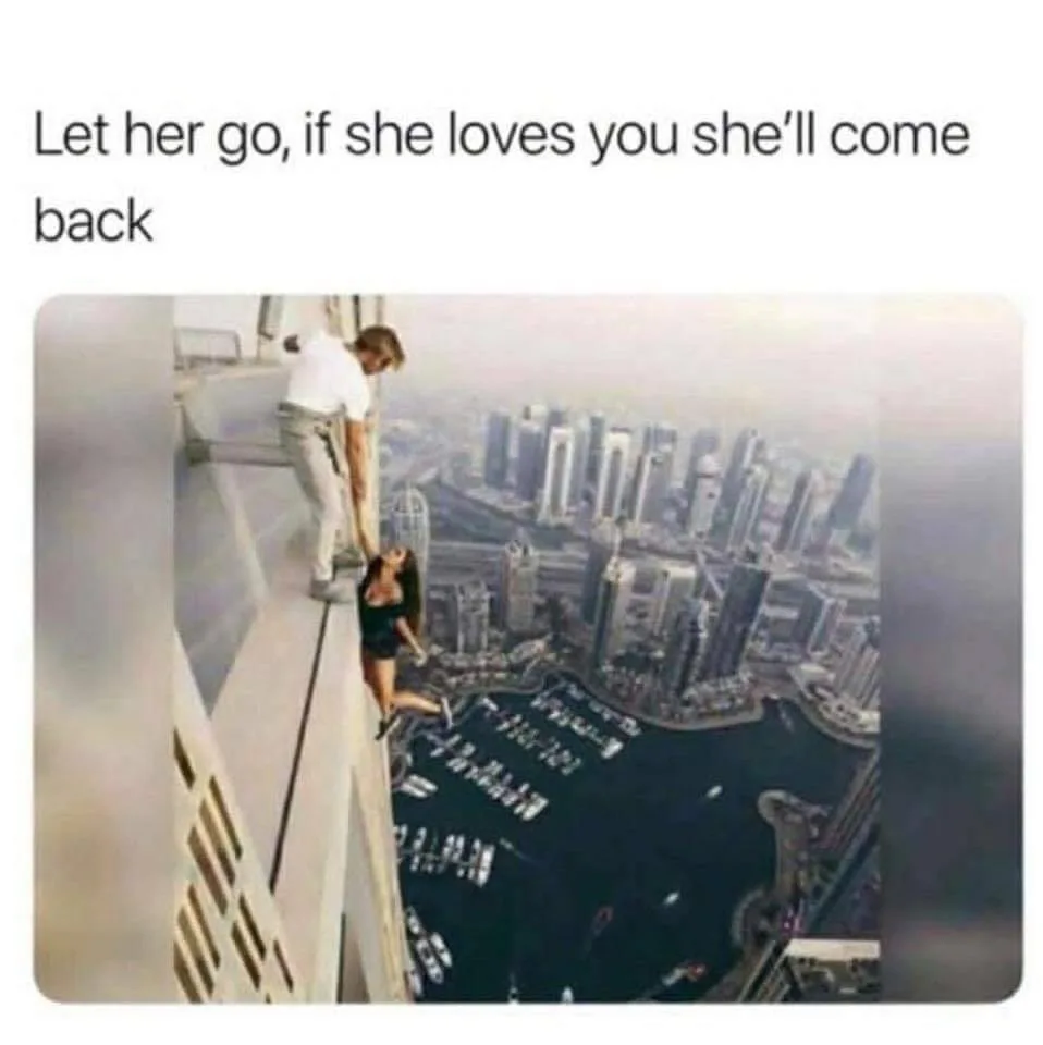 breaking up meme