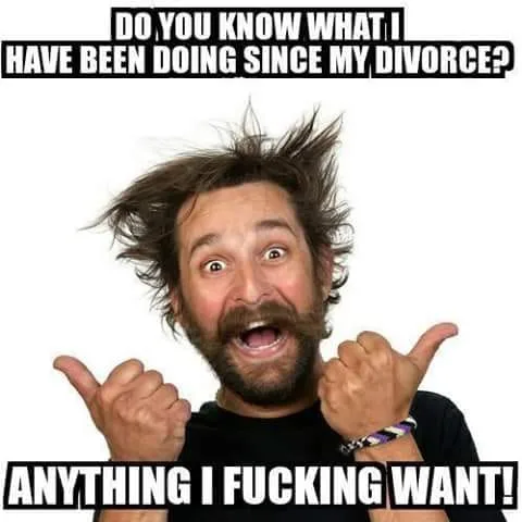 divorcee meme