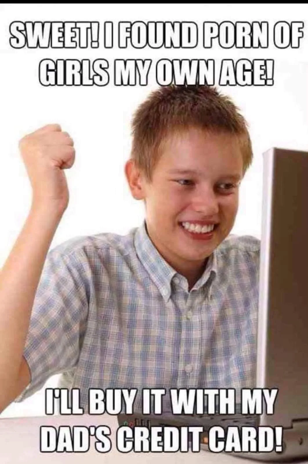 child pornography meme