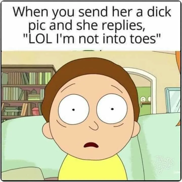 dick pic meme