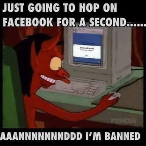 Facebook Jail meme