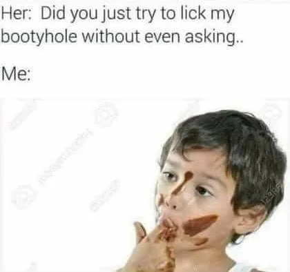 eating ass meme