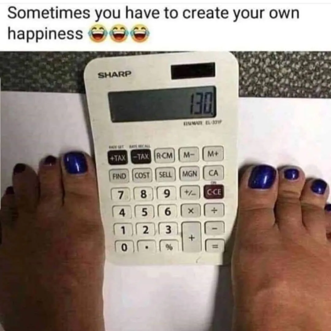 bathroom scale meme