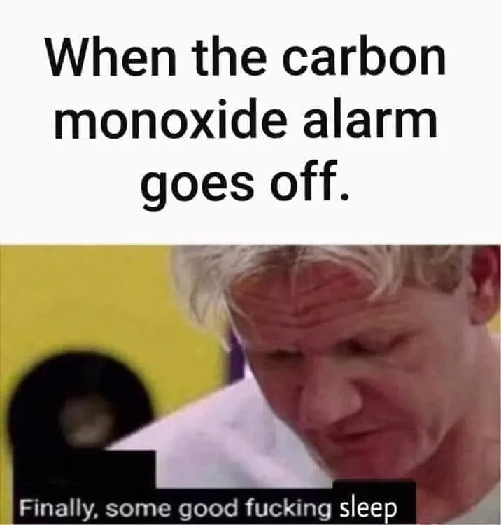 carbon monoxide poisoning meme