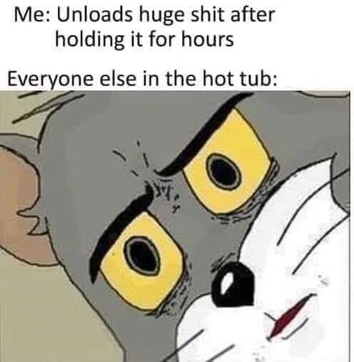 pooping meme