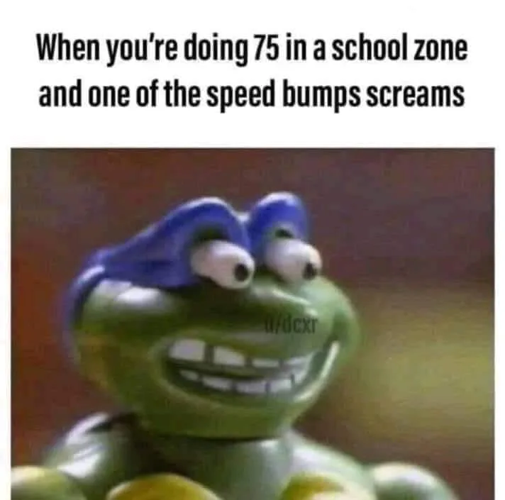 speed bump meme
