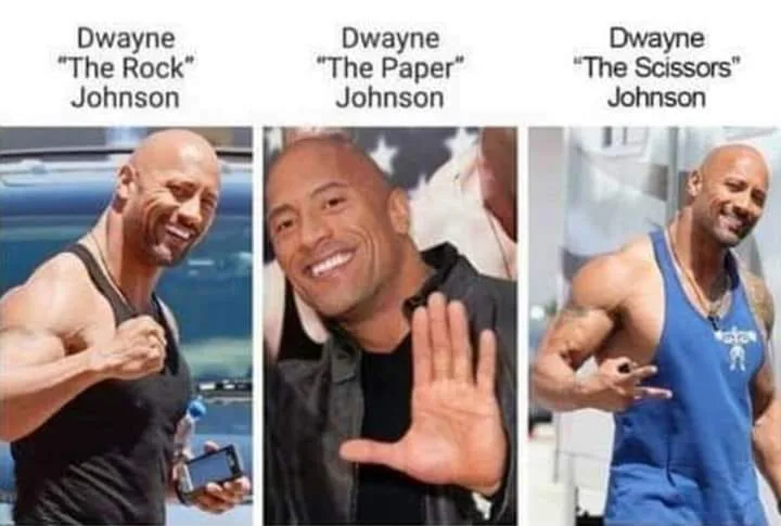 Rock, Paper, Scissor meme