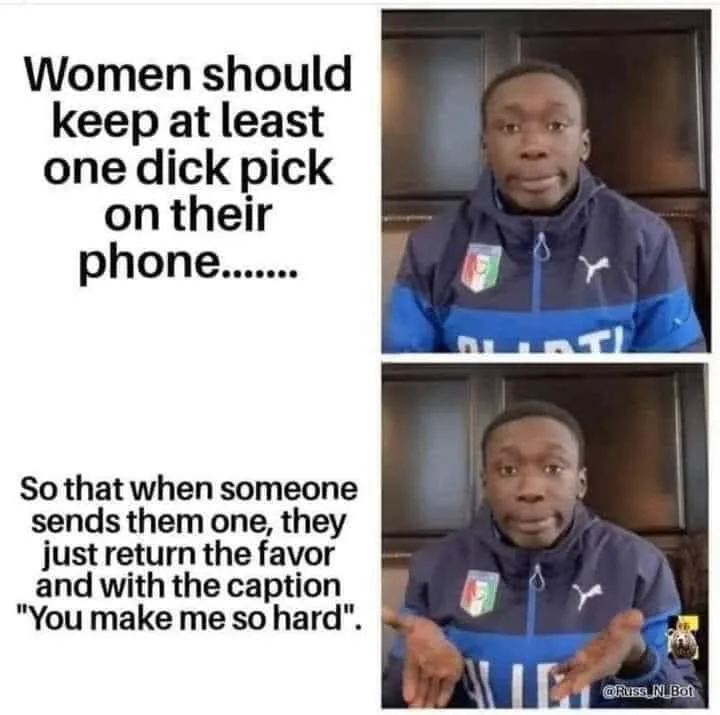 dick pic meme