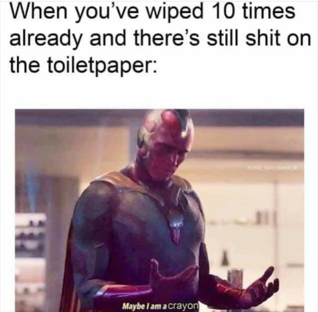 wiping your butt meme