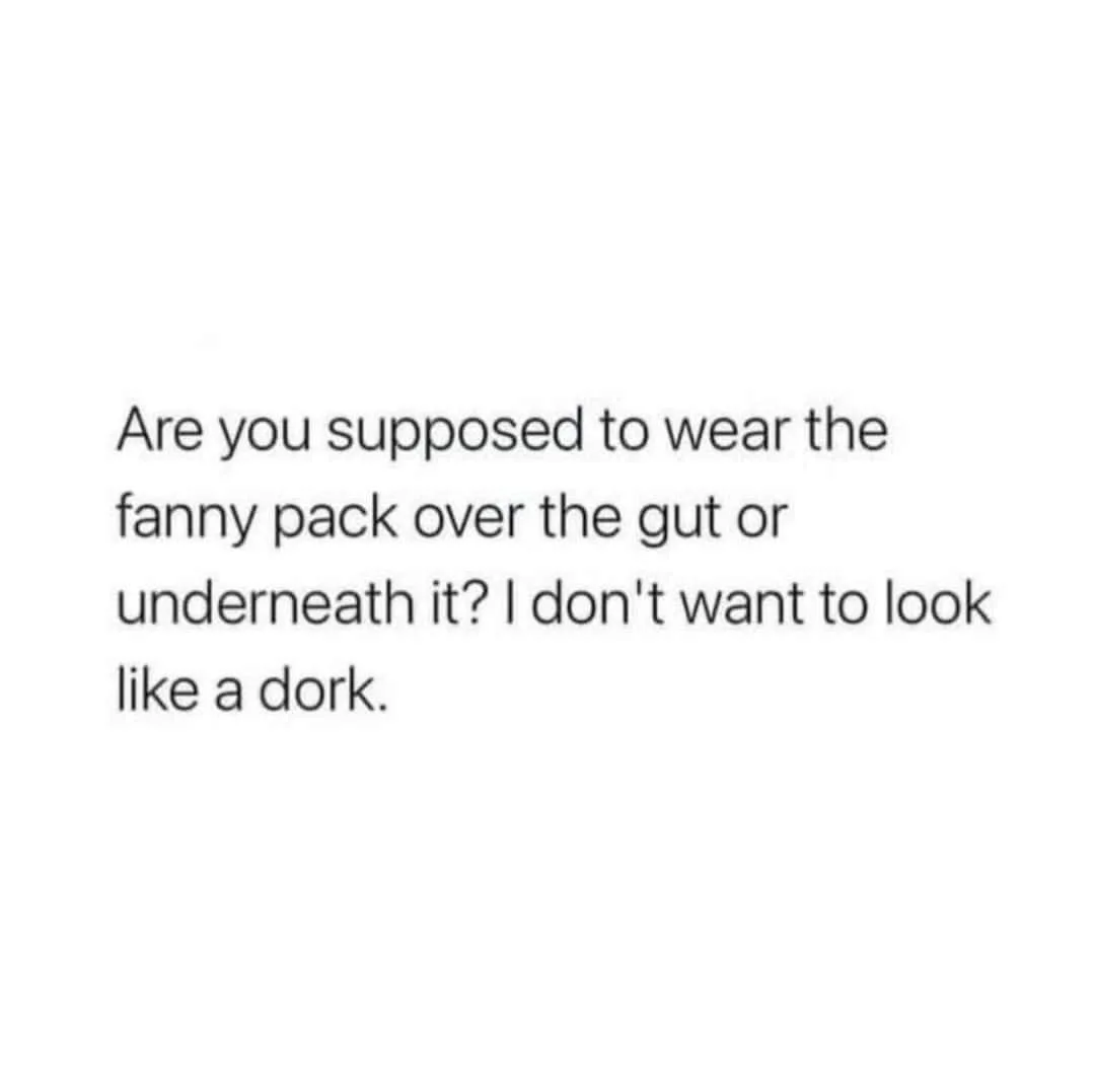 fanny pack meme