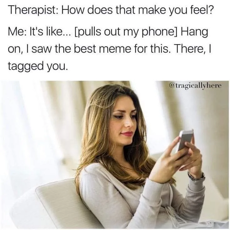 therapy meme