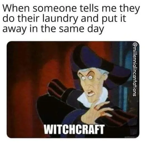 doing laundry meme