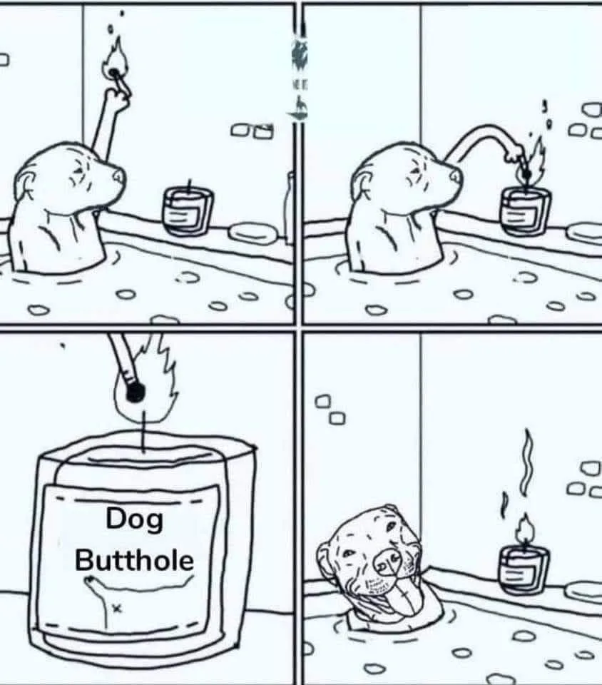 sniffing butts meme