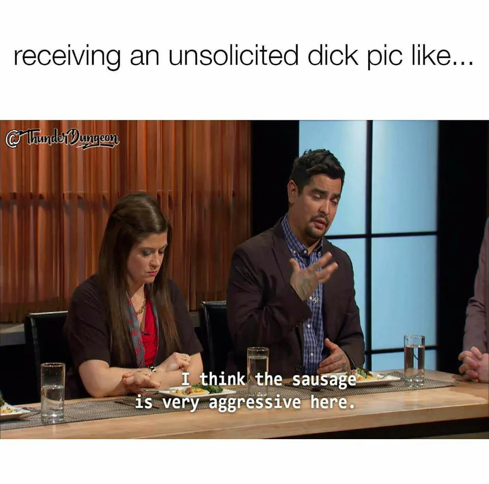 dick pic meme