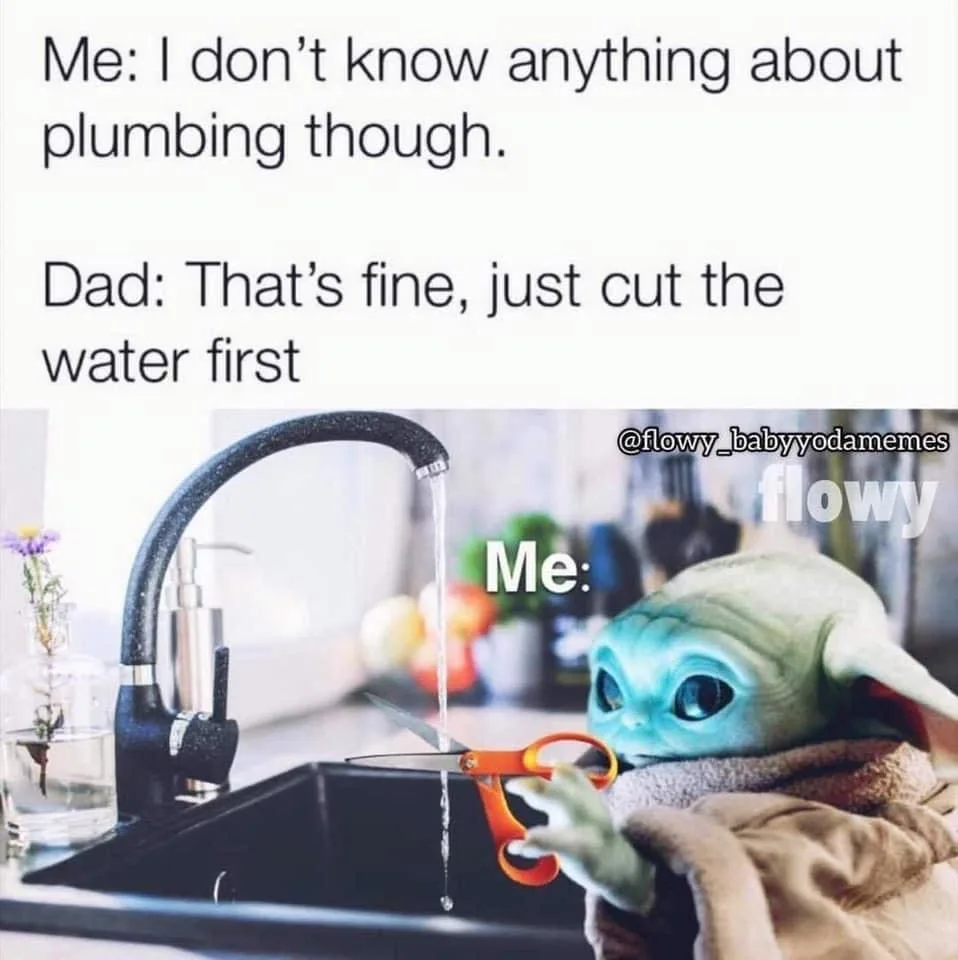 plumbing meme