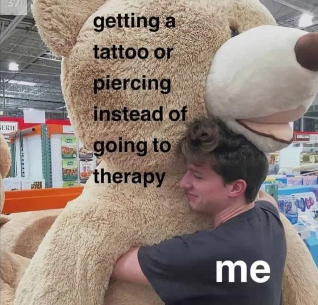 body piercing meme