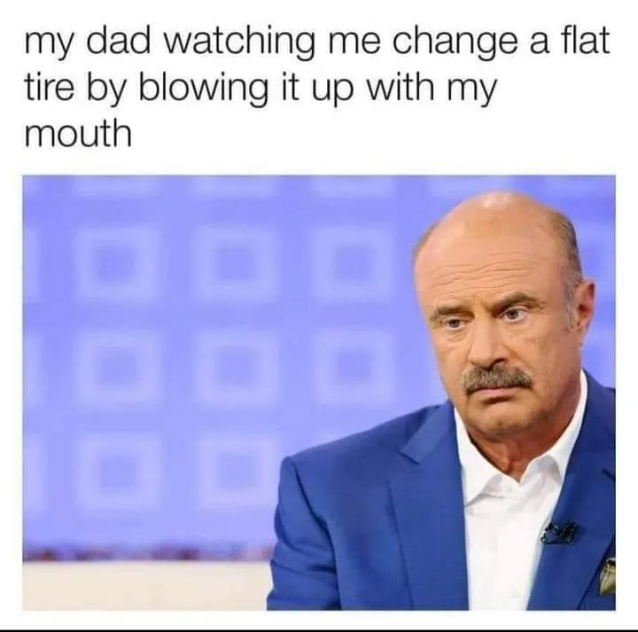 flat tire meme