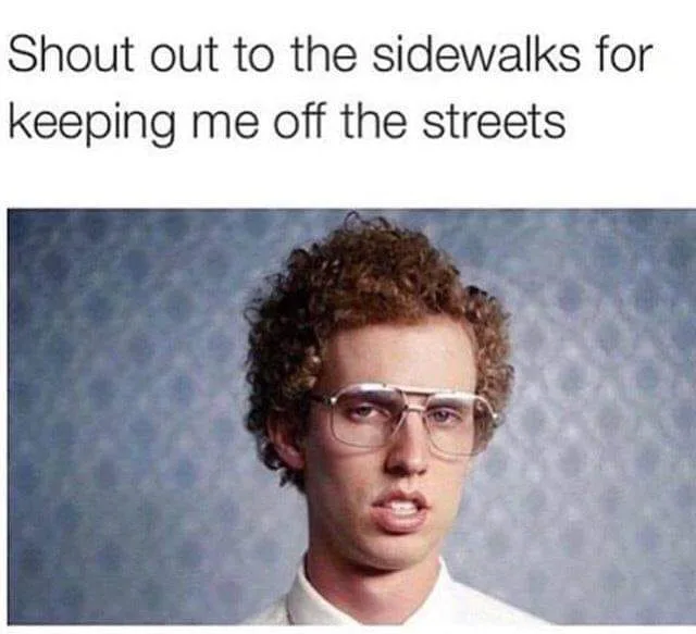 sidewalk meme